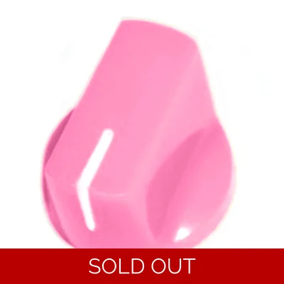 Davies 1510-Style Knob, set screw fitting - Pink